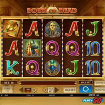 Pino Casino - Book of Dead Slot Game
